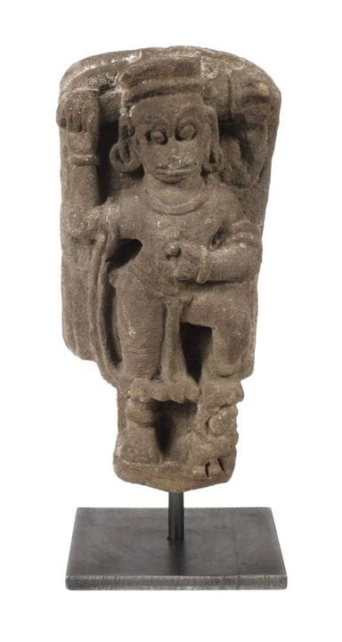 Stone statue of Hanuman
20th century, unmarked, pr