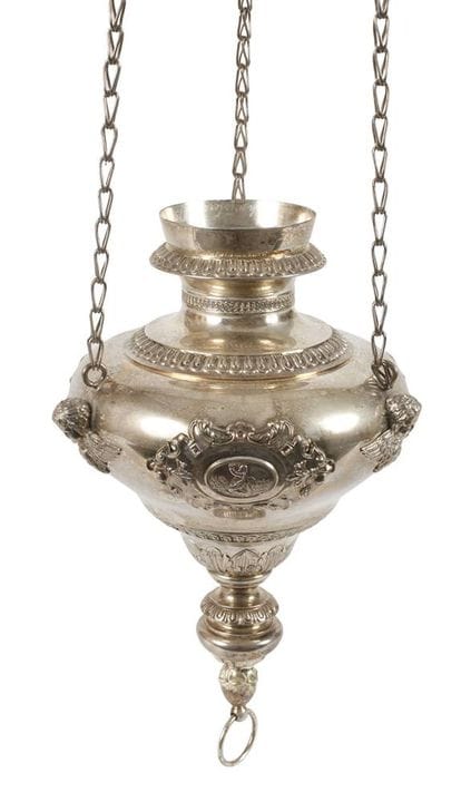 Incense burner
probably 18th century, embossed sil