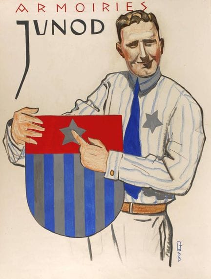 Willy Friedrich Burger, poster design ‘Armoiries J