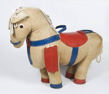 Grande peluche « Cheval », Renate Müller, Sonneber