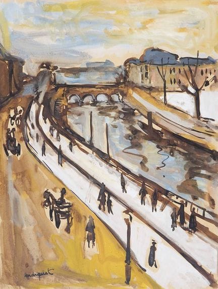 Marquet, Albert “Pont Saint Michel and Quai des Gr