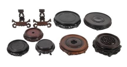 Set of carvings
19th/20th century, hardwood, carve