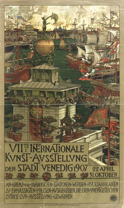 Augusto Sezanne, exhibition poster
1907, signed, p
