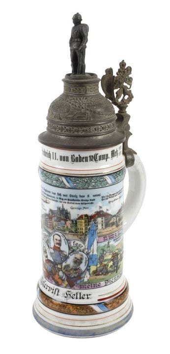 Chope de réserviste du régiment d'infanterie de Me