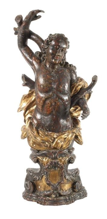 Saint Sebastian
17th/18th century, carved wood and