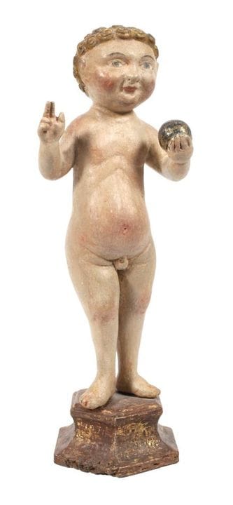 Sculpture de saint de style gothique tardif
XVIe s