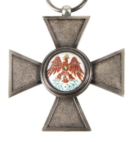 红鹰勋章
四等，1861-1918年款，镀银有色金属，珐琅饰面，无绶带，保存良好。