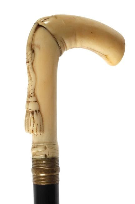 Walking stick
Early 20th century, two-piece handle