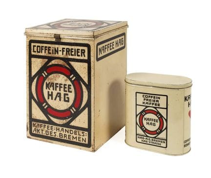 Two promotional tins
circa 1920, no maker’s mark, 