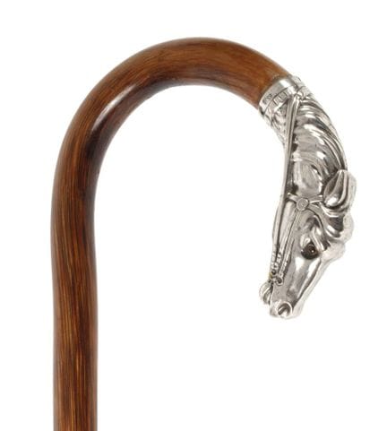 Canne en argent
Années 1920, argent poinçonné 830S
