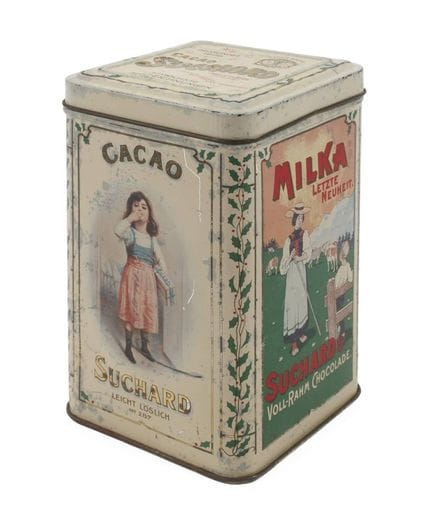 Small Suchard promotional tin
Early 20th century, 