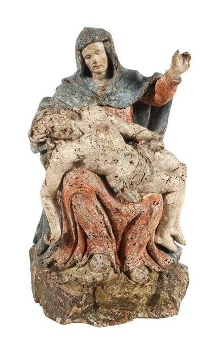 Late Gothic Pietà 
probably late 16th century, car