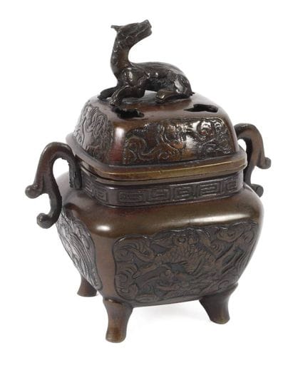 Incense burner
20th century, marked on the undersi