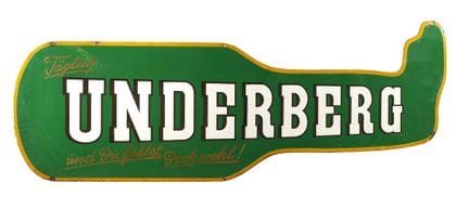 Underberg enamel sign
Mid-20th century, no maker’s