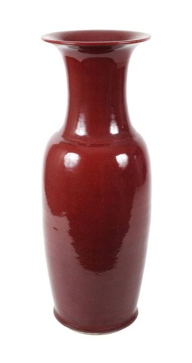 Large Sang-de-Boeuf baluster vase
China, Qing Dyna