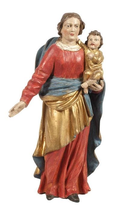 Marie avec l'Enfant Jésus
XVIIIe siècle, bois de f