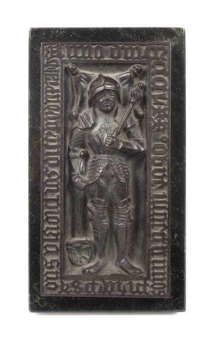 Presse-papier en bronze
Pologne, fin du XIXe siècl
