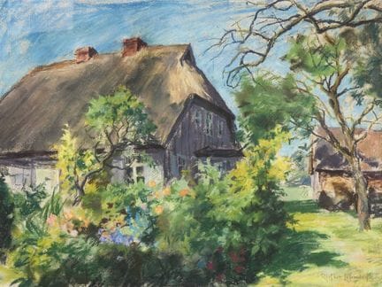 Richter-Lefensdorf, Hugo « Maison de pêcheur sur l