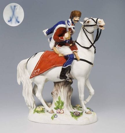 Meissen, « Hussard à cheval »

Fabriqué entre 1880