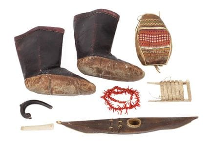 Ensemble d'objets ethnographiques
XXe siècle, sept