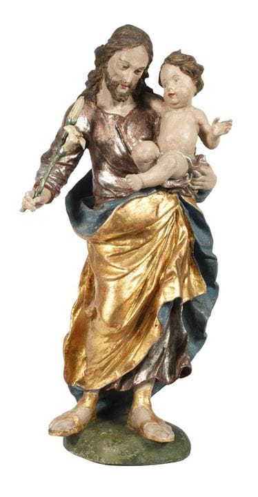 Saint Joseph avec l'Enfant Jésus
XVIIIe siècle, bo