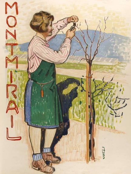 Willy Friedrich Burger, poster design ‘Montmirail’
