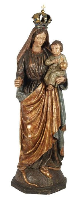 Marie Immaculée 
Souabe, vers 1800, sculptée dans 
