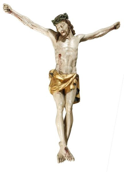 Corpus Christi
19th century, Carved hardwood, prim