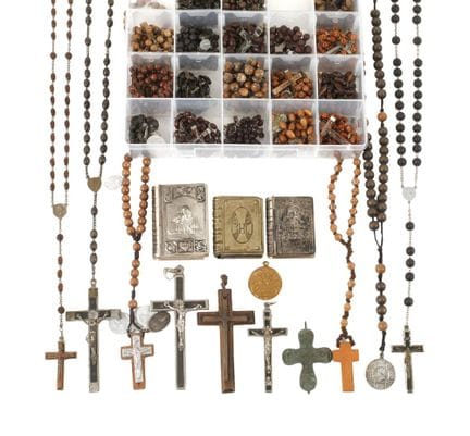 Collection of rosaries
20th century, 25 pieces, cr