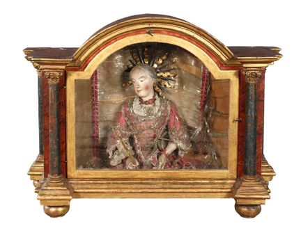 Baroque monastic piece
18th century, solid softwoo