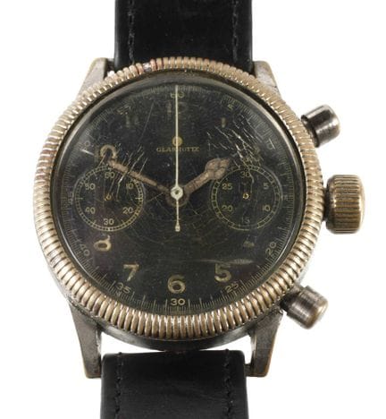 Chronographe d'aviateur Glashütte 
allemand, Secon