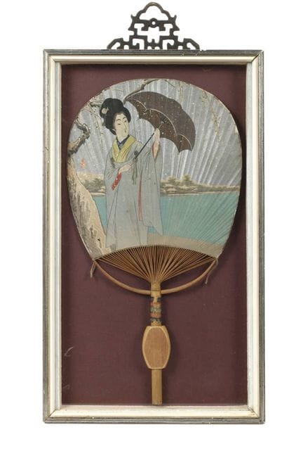 Japanese hand fans
probably late 19th century, unm