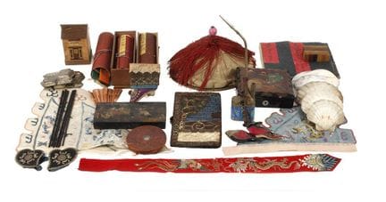 Assortment of Asian artefacts
19th/20th century, a