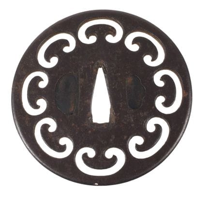 Sukashi Tsuba
Japan, probably late Edo period, c. 