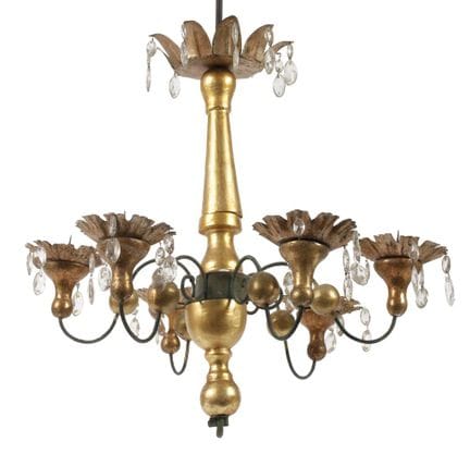 Small carved chandelier
Late 19th century, Carved 