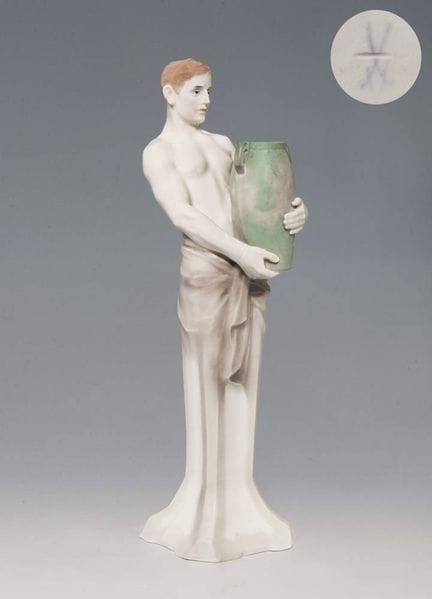 Meissen, figurine Art nouveau « Hermès, masculin »