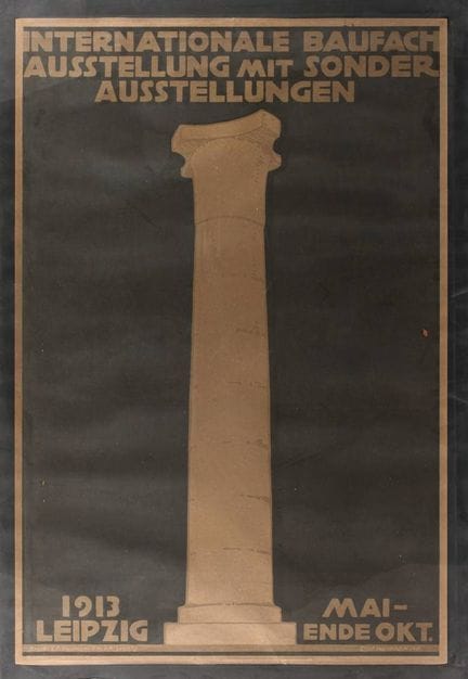 Poster for the 1913 International Building Exhibit