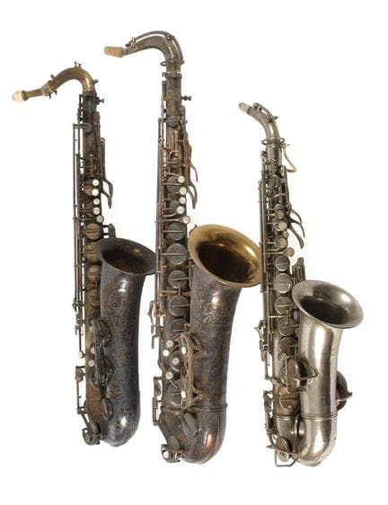 Three saxophones
Czech Republic, 1930-50, includin