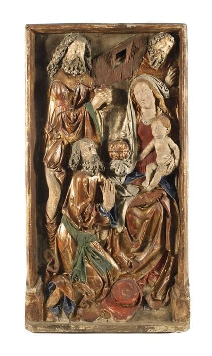 Relief mural « L’Adoration des Rois »
XXe siècle, 