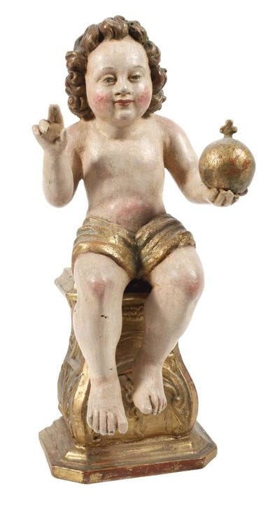 L'Enfant Jésus en tant que « Salvator Mundi »
XVII