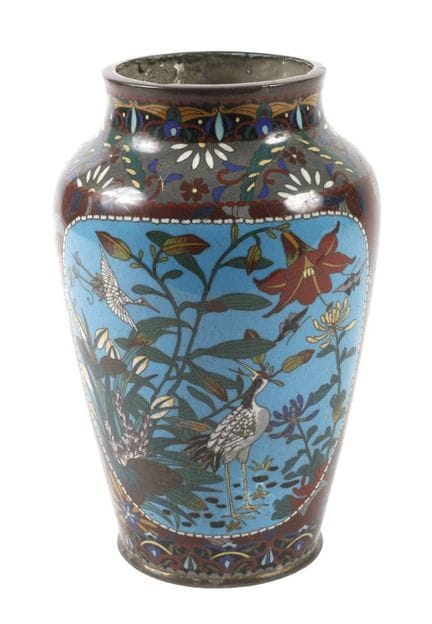 Cloisonné vase
First half of the 20th century, unm