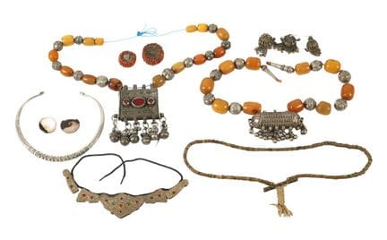 Collection of Berber and folk jewellery
20th centu