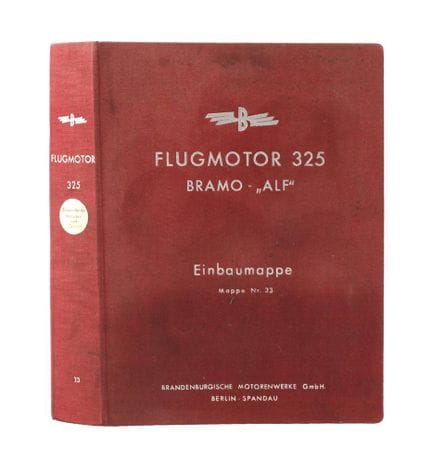 Dossier d'installation du moteur d'avion 325, Bram