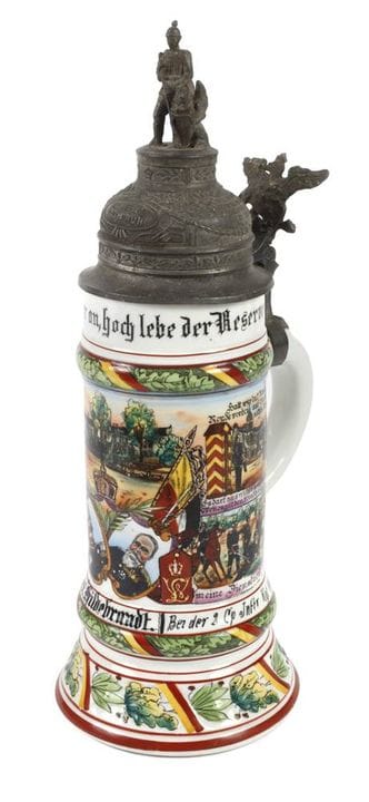 Reservist’s mug, Rastatt Infantry Regiment
inscrib