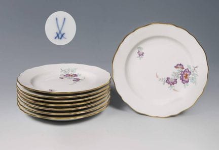 Meissen, 8 assiettes à dessert

Fabrication 1986-1