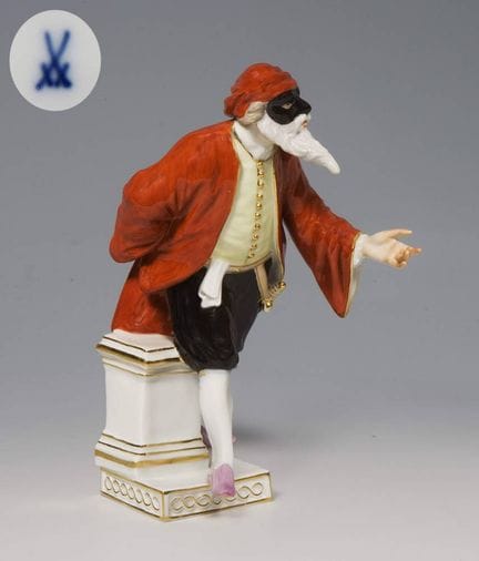 Meissen, « Pantalone » de la Commedia dell'arte
Mo