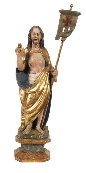 Le Christ ressuscité
XVIIIe siècle, bois dur sculp