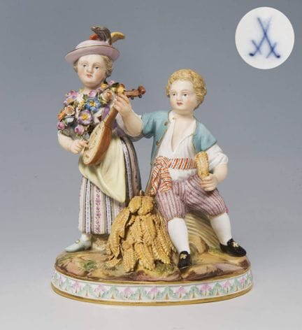 Meissen, groupe de figurines « Allégorie de l'été 