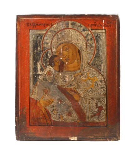 Icon of the Virgin Mary
19th century, labelled in 