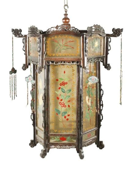 Large ceiling lamp
Early 20th century, polygonal, 